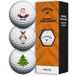 Callaway Golfball Warbird Weihnachtsgolfbälle Christmas Golfbälle 3er Set (1-St)