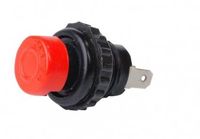 ABC-LED Schakelaar Push-Button 2 Polig - 5A 12-24V - Rood Rond