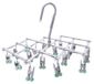 Sèche-linge pliable avec 18 clips pour vêtements
