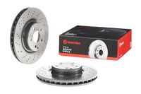Brembo 09.9825.11 Remschijf vooraan met UV-lak