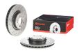 Brembo 09.9825.11 Remschijf vooraan met UV-lak