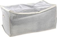 MSV Geventileerde Opbergtas voor Dekbed - Opbergzak Grijs van PP Materiaal - Dekbedtas 91x53x47 cm
