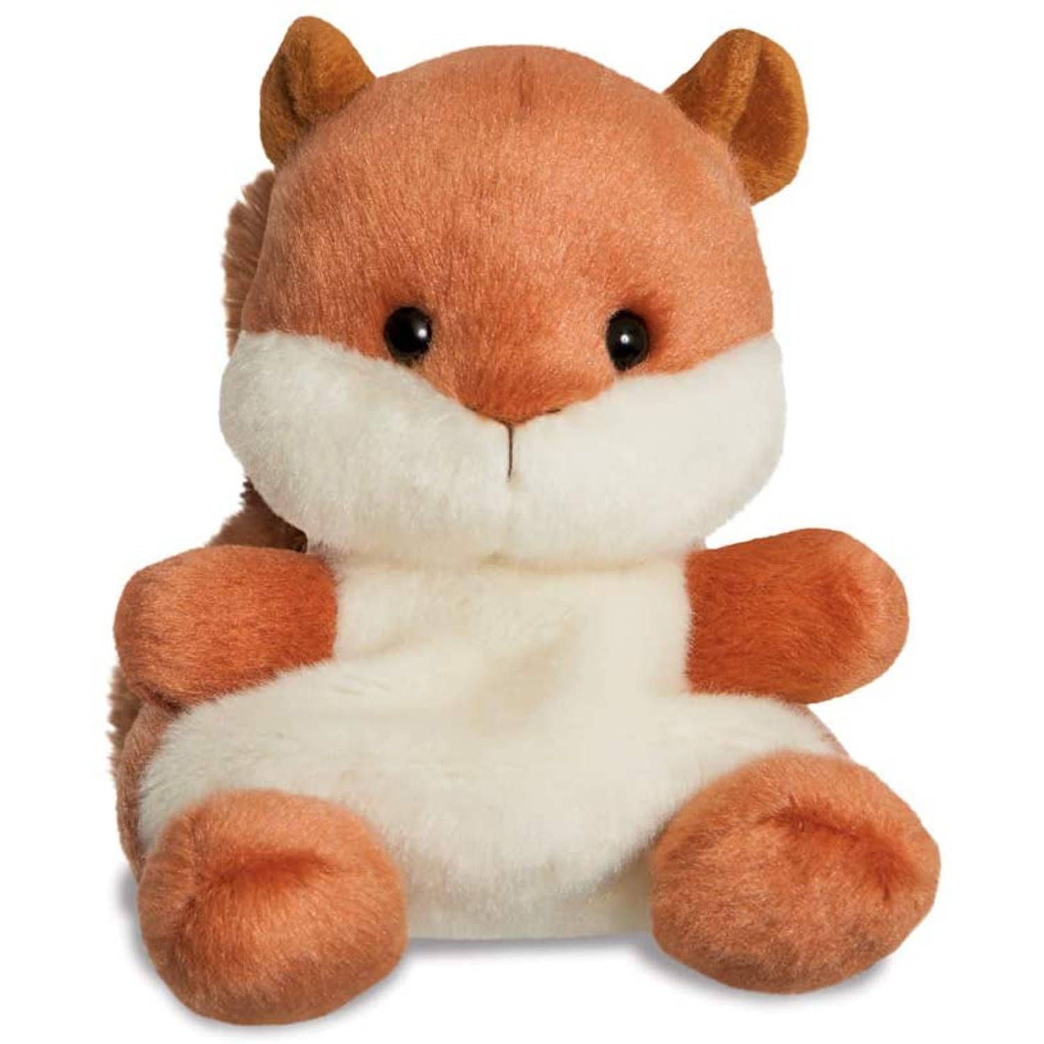 Aurora Knuffeleekhoorn Palm Pals 13 Cm Pluche Bruin/wit
