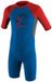 O'Neill Peuter Reactor 2mm Rug Ritssluiting Shorty Wetsuit - Rouge bleu