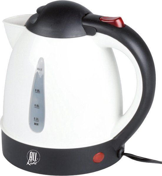 All Ride Reis Waterkoker 24 Volt - 0,8L - Wit