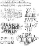 Stampers Anonimous Cling Stamps Faded Type (CMS397)