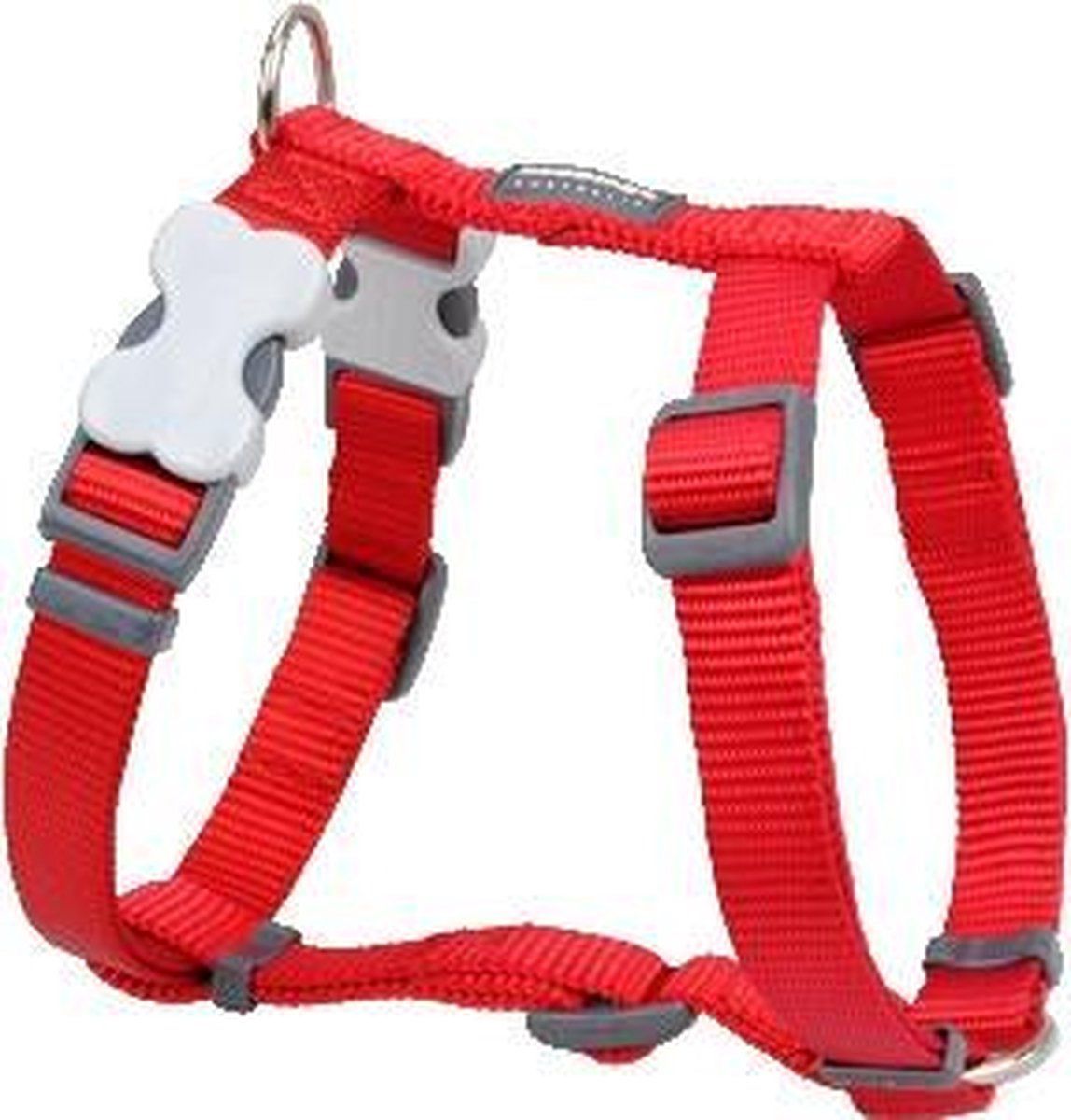 Red Dingo Beeztees hondentuig nylon effen Red 46 cm