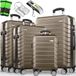 Tillvex® set de valises 4 pièces + pèse-bagage