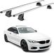 Aurilis Omac Aluminium Dakkap voor BMW 4-serie Coupé F32, 2013-2020, T-gleuf, 75 kg, 2-delig, Zilver