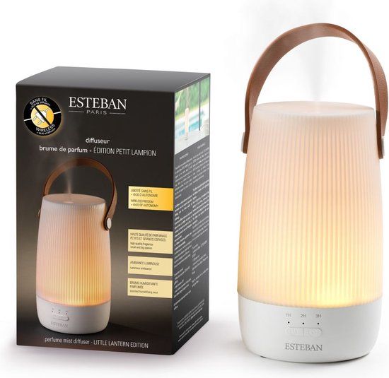 Esteban Mist Diffuser Little Lantern - Wit - Navulbaar
