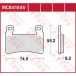 TRW MCB 819 Plaquettes de frein frittées