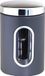 MICHELINO Boîte de conservation en acier inoxydable Boîte de stockage alimentaire série Nora Gris 2 L