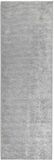 vidaXL - Tapijt - Grijs - 80 x 400 cm - 100% Polyester - 3 mm - Wasbaar