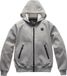 Blauer Easy Man sweat à capuche imperméable pour moto, gris, taille M