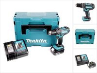 Makita DHP 482 RF1J accu klopboormachine 18V 62Nm + 1x oplaadbare accu 3.0Ah + lader in Makpac