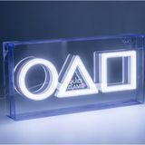 Paladone Squid Game LED neon lamp – logo vormen 30 cm USB