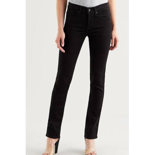 Levi's 312 Shaping Slim High Waist Jeans - Soft Black