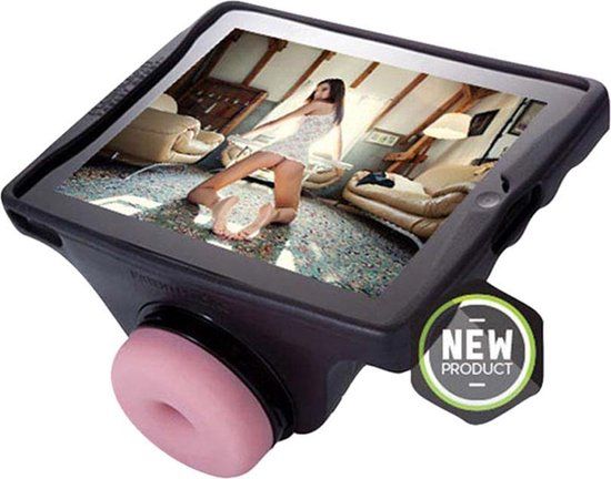 Fleshlight LaunchPAD Masturbator - Black/Pink - Plastic/Silicone