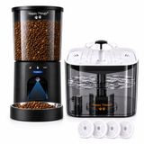 Happy Things® Voerautomaat + Drinkfontein Kat en Hond – Full HD Camera & App – Dual WiFi – 4,5L Voerbak + 2,5L Waterfontein – RVS – Incl. 4 Filters