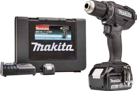 MAKITA DDF482 Accuboormachine - 18 V - 3.0 Ah - Incl. 2x Accu & Koffer