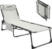 Markenlos Bol Deluxe zonnebed voor tuin, terras en balkon / tuinbed