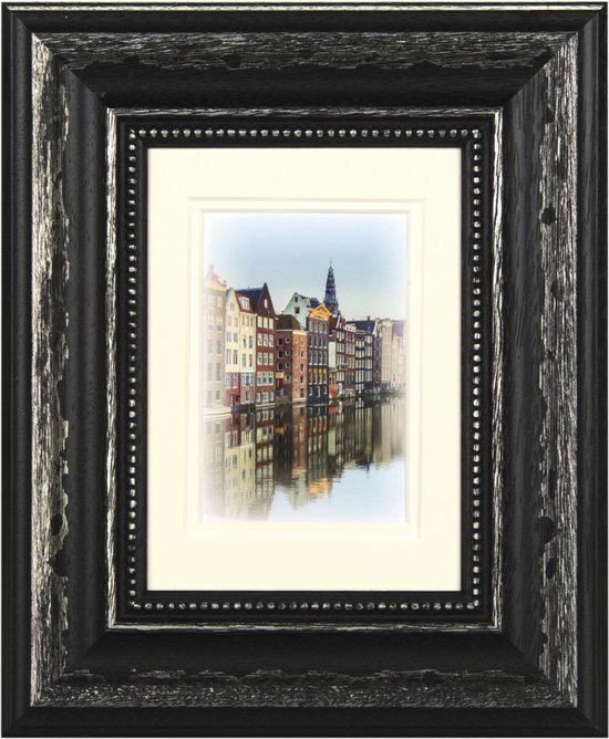 Henzo CAPITAL AMSTERDAM - Fotolijst - 13 x 18 cm - Fotoformaat 13 x 18 / 9 x 13 cm - Zwart