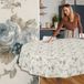 ANRO Tafelkleed Rozen Blauw Ovaal 180x140cm