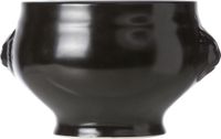 Cosy & Trendy Lion Head Soup Bowls - Black - Porcelain - D11 cm