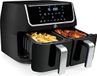 Equivera Double panier - 9L - 1800W - Noir