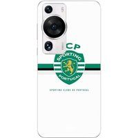 Maniacase Beschermhoes Huawei P60 Pro SCP SPORTING PORTUGAL FOND BLANC