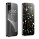 kwmobile telefoonhoesje geschikt voor Google Pixel 10a hoes - Telefoonhoesje voor smartphone - Telefoon cover - Met glazen schermbeschermer - Wilde Bloemen Stengels design