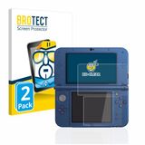 BROTECT - Screenprotector voor Nintendo New 3DS XL - Folie Beschermfolie transparant 2 Stuks