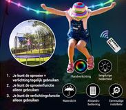 Viking Choice Trampoline sproeier - verlichting - net bevestiging - Ø183cm