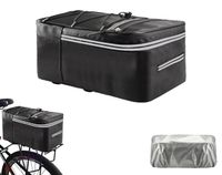 Sacoche de vélo - Banquette arrière - 15 litres - Étanche - Bande réfléchissante