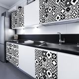 Ambiance Sticker Zelfklevende tegelmuurstickers voor keuken en badkamer - 60 CAMPUZANO meubeltegelstickers - 60 stickers 15x15cm
