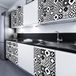 Ambiance Sticker Zelfklevende tegelmuurstickers voor keuken en badkamer - 60 CAMPUZANO meubeltegelstickers - 60 stickers 15x15cm