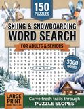 Skiing & Snowboarding Word Search Puzzle Book