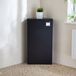 Hudson Reed WC-Ombouw Hoekmontage Modern met Reservoir - Zwartgrijs met Chromen Spoelknop | Cluo