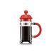 BODUM CAFFETTIERA 1913-04 koffiezetapparaat met kunststof deksel, 3 kopjes, 0,35 l, roestvrij staal