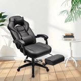 SONGMICS EUZIEL International GmbH Ergonomische gamingstoel met voetensteun – Zwart