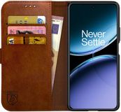 Rosso Element Wallet Book Case voor OnePlus Nord 4 - Bruin