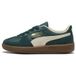 PUMA Chaussures en cuir Palermo Enfant et Adolescent, Vert, 35.5