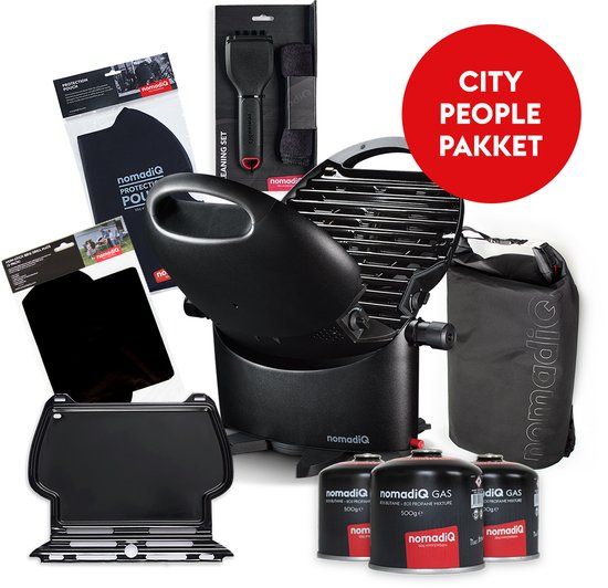 nomadiQ CITY Barbecue Pakket - Gas Barbecue incl. Accessoires
