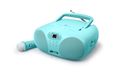 Muse MD-203KB - Boombox met radio/CD-speler en microfoon, kids, lichtblauw