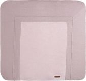 Baby's Only Gebreide baby aankleedkussenhoes - Waskussenhoes - Overtrek verzorgingskussen Sparkle - Zilver-Roze Mêlee - 75x85 cm