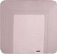 Baby's Only Gebreide baby aankleedkussenhoes - Waskussenhoes - Overtrek verzorgingskussen Sparkle - Zilver-Roze Mêlee - 75x85 cm
