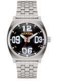 Nixon Analoog herenhorloge met roestvrij stalen armband A045-5321-00, zilver