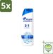 Head & Shoulders 5 x 2-en-1 Shampoo & Après-shampoing Anti-Pelliculaire Classique - 270 ml