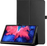 Lunso Stand flip sleepcover hoes Geschikt voor Lenovo Tab P11 / P11 Plus Zwart