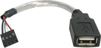 StarTech 15cm USB 2.0 Kabel - USB A naar 4-pins Moederbord Aansluitkabel F/F